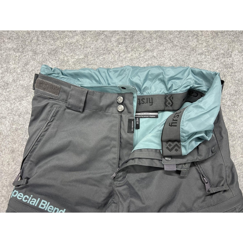 Special Blend Pants Mens 34x30 Gray Snowboard Ski Cargo Waterproof Insulated - Picture 2 of 14